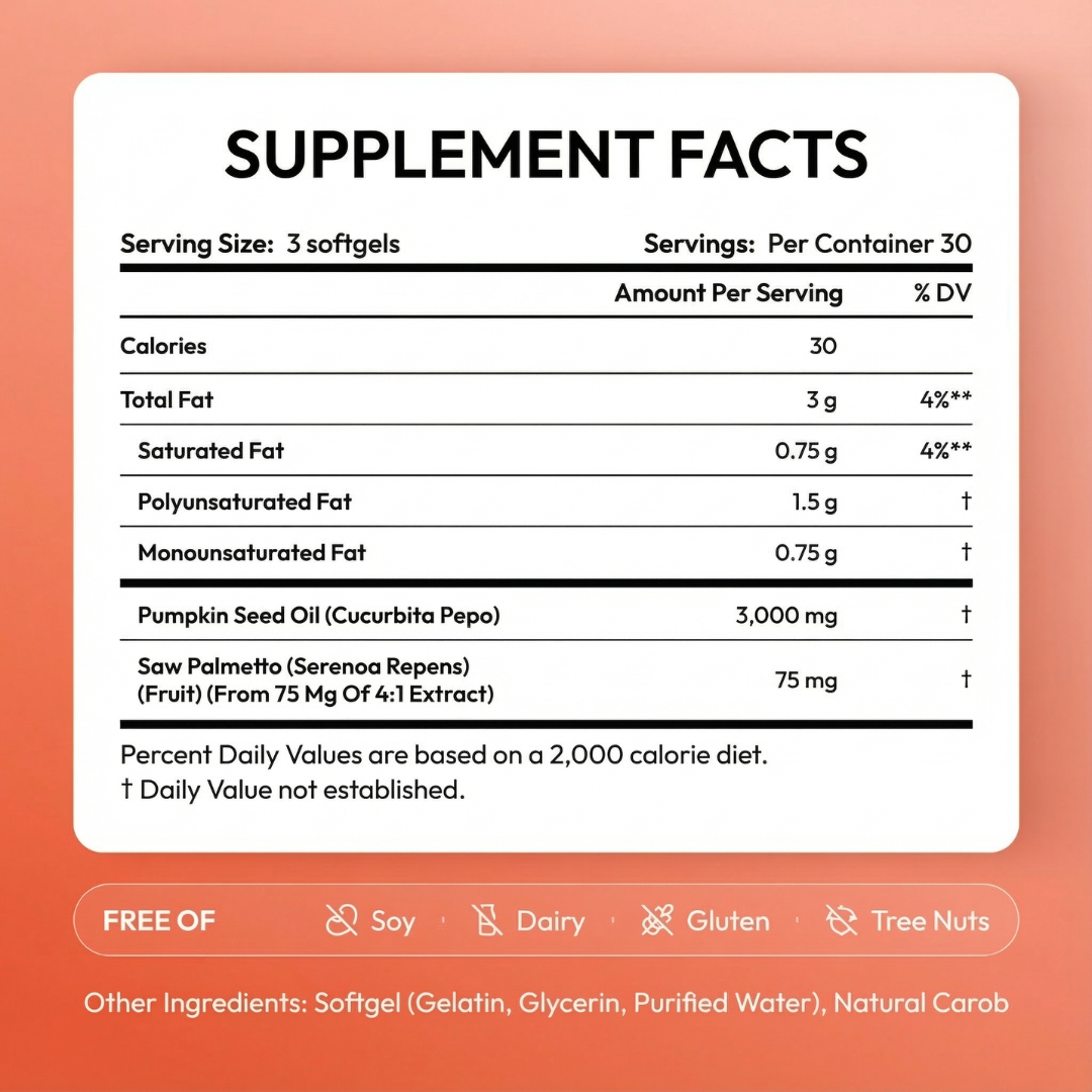 Lenoria Pumpkin Seed Oil Capsules