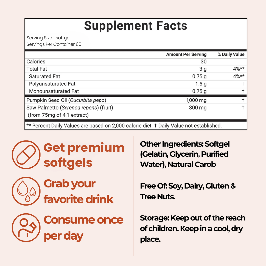 Lenoria Pumpkin Seed Oil Capsules