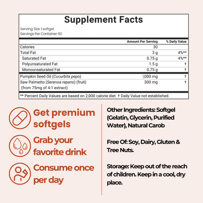 Lenoria Pumpkin Seed Oil Capsules