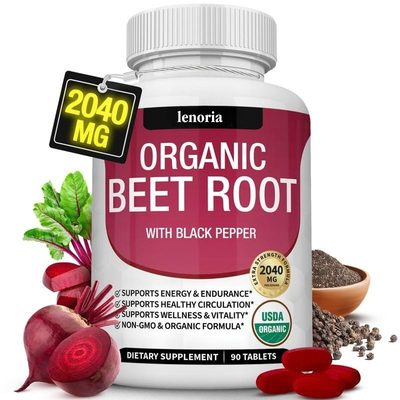 Organic Beet Root & Black Pepper Tablets