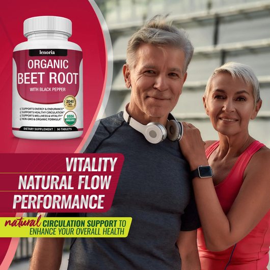 Organic Beet Root & Black Pepper Tablets